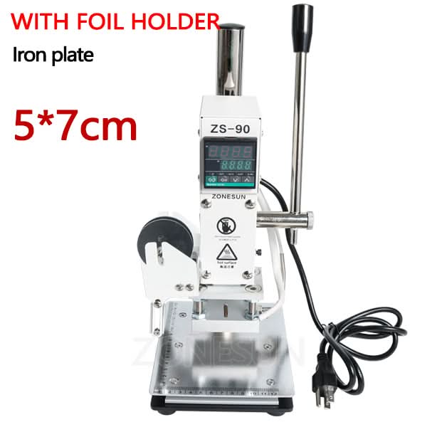 ZONESUN ZS‑90 Digital Hot Foil Stamping Machine for Leather & More - Image 14