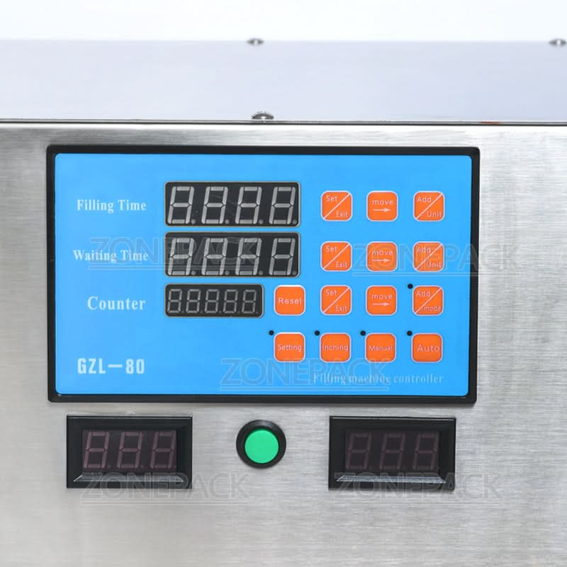 ZONEPACK 2‑Head Digital Peristaltic Pump Liquid Filling Machine 3‑2500ml - Image 4