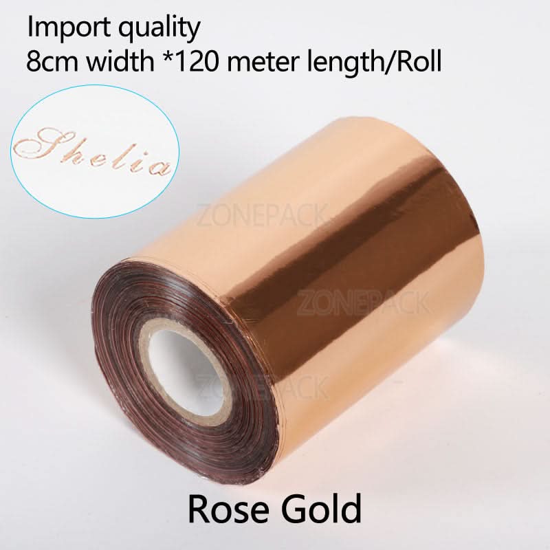 ZONESUN 8cm Hot Foil Stamping Paper Roll for Leather & Packaging Crafts - Image 5