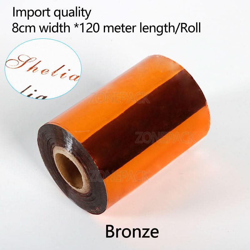 ZONESUN 8cm Hot Foil Stamping Paper Roll for Leather & Packaging Crafts - Image 8