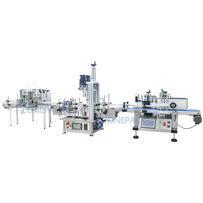 ZONESUN Automatic Liquid Filling Capping Labeling Machine Production Line - Image 5