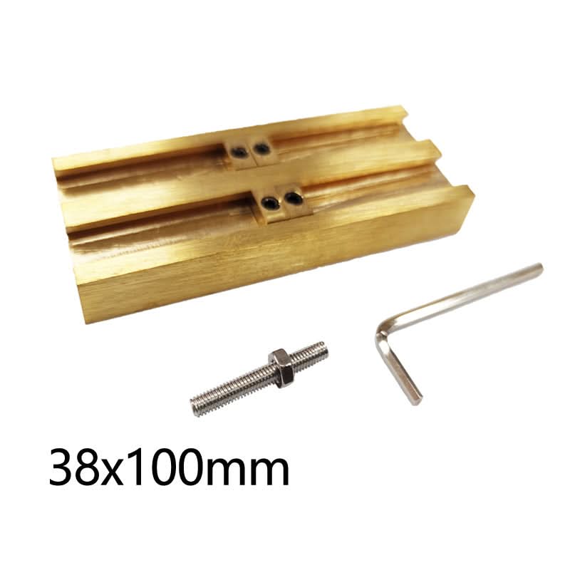 ZONESUN Letter Alphabet brass holder cropper bar 10cm 13cm long Tslot - Image 3