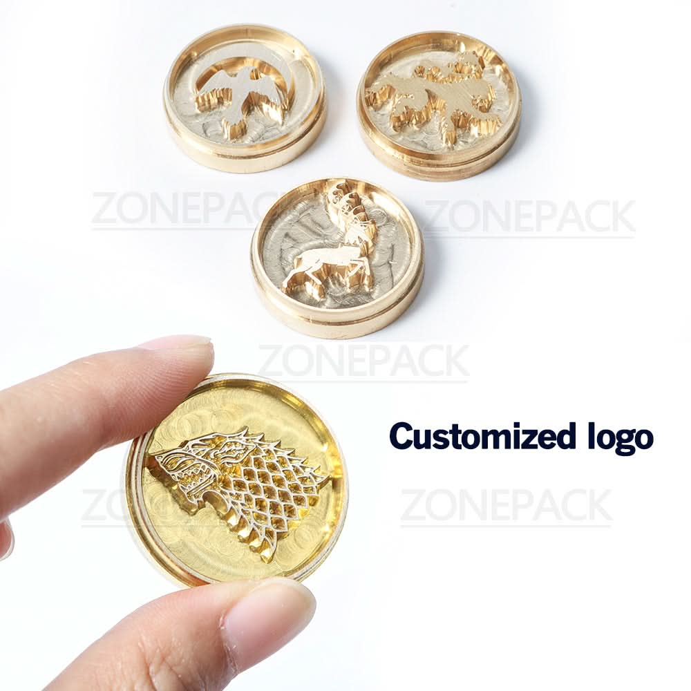 ZONESUN Custom Logo Wooden Handle Branding Iron for Leather & Wood - Image 3