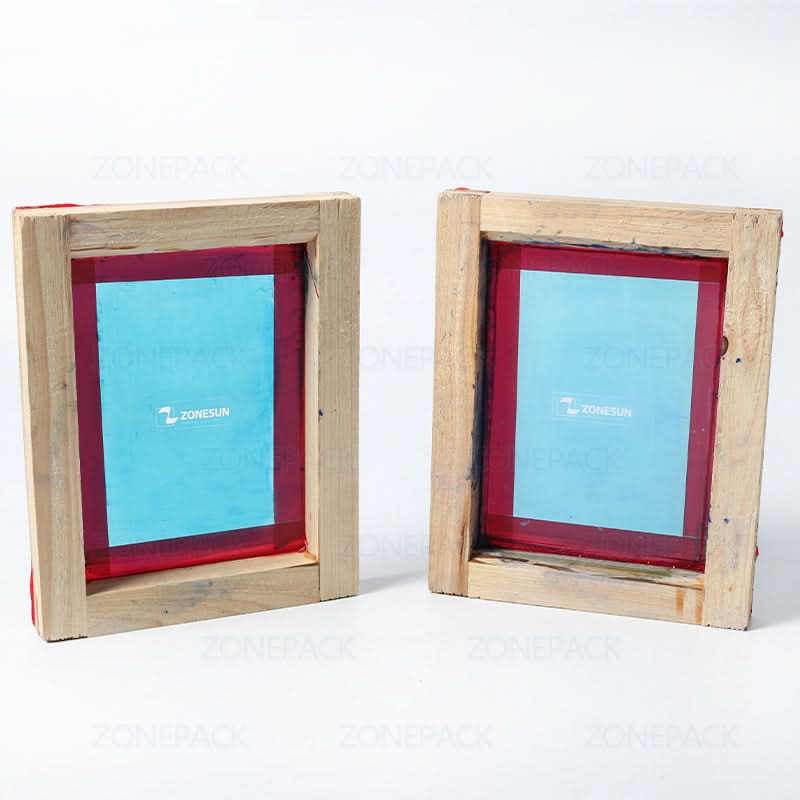 ZONEPACK Custom Wood Frame Silk Screen Printing for Logo & Design - Image 5