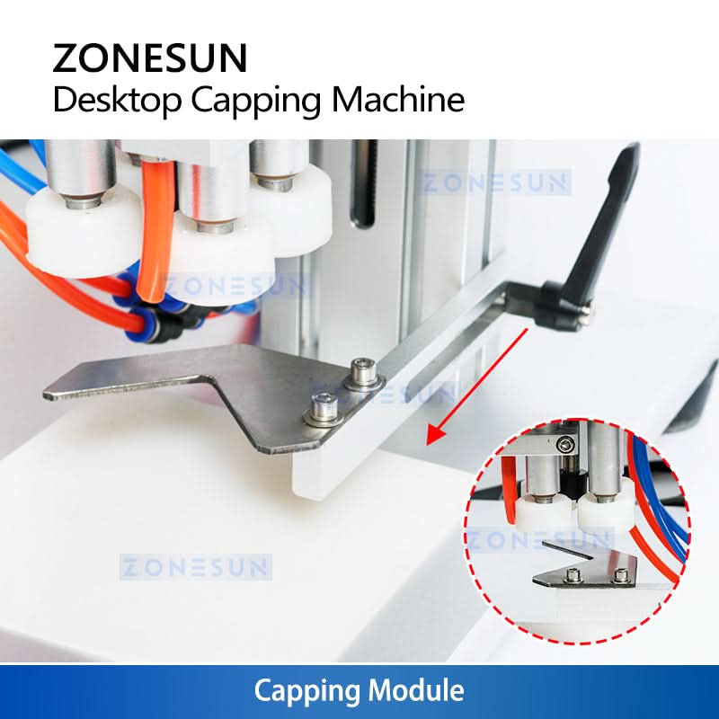 ZONESUN ZS-XG6100 Desktop Capping Machine for Pump & Spray Caps - Image 4