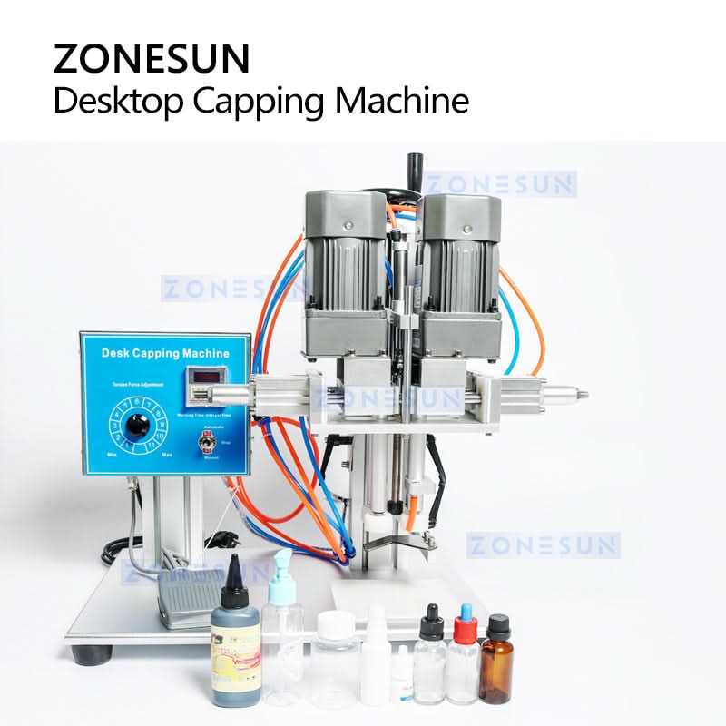ZONESUN ZS-XG6100 Desktop Capping Machine for Pump & Spray Caps - Image 6