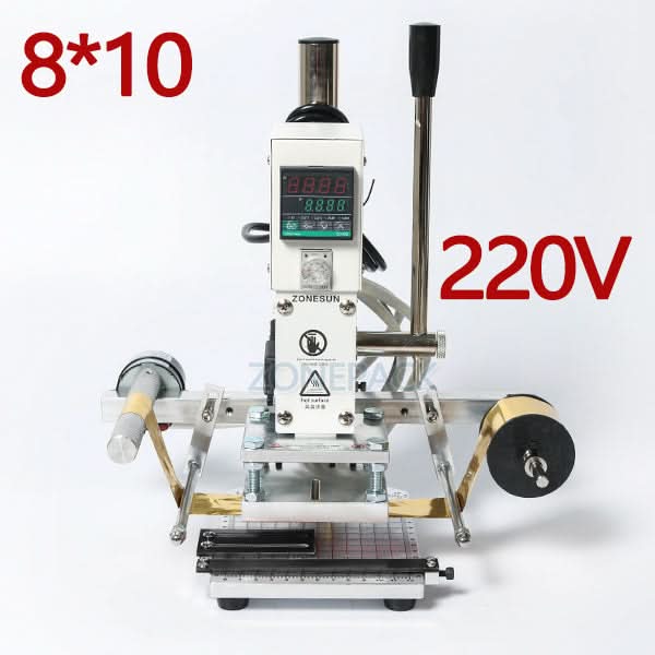 ZONESUN ZS-90A Hot Foil Leather Embossing Machine for DIY Crafts - Image 11