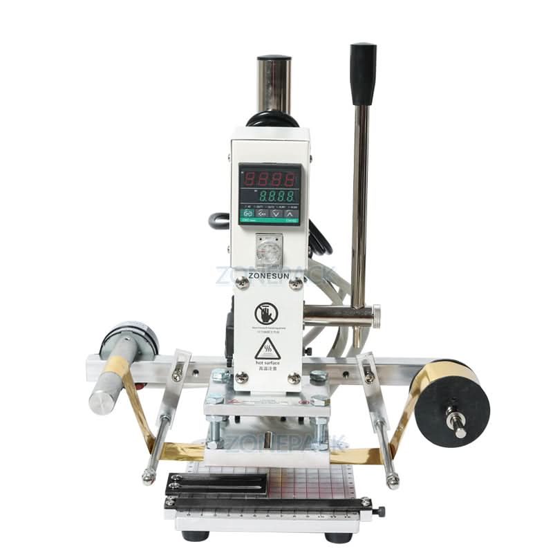 ZONESUN ZS-90A Hot Foil Leather Embossing Machine for DIY Crafts - Image 4