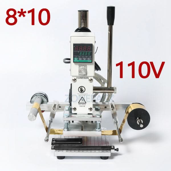 ZONESUN ZS-90A Hot Foil Leather Embossing Machine for DIY Crafts - Image 8