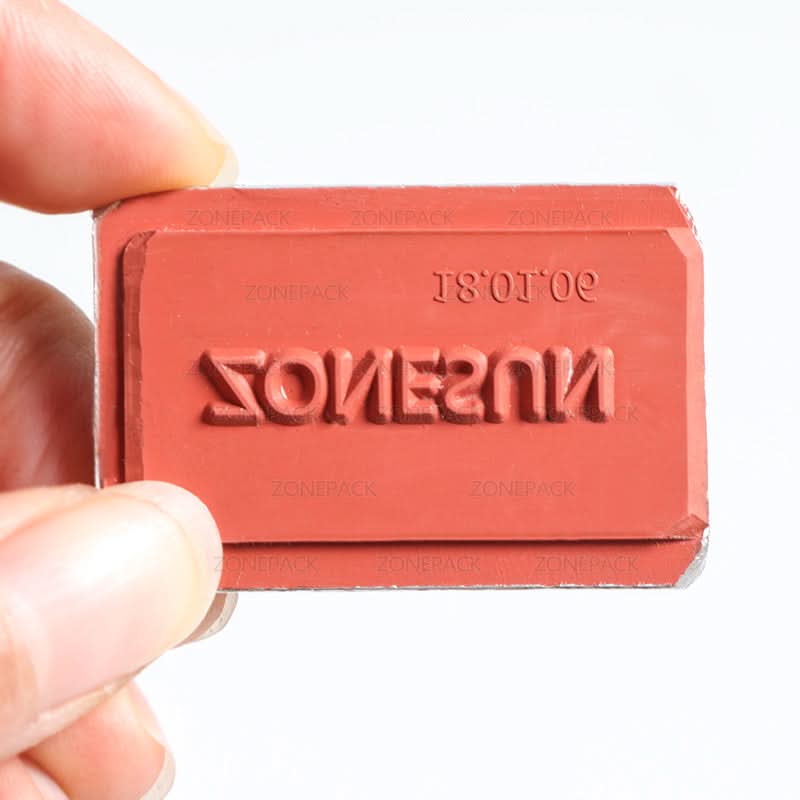 ZONESUN Silicone Logo Mold for Hot Foil Embossing on Plastic/Wood - Image 5