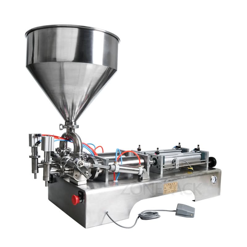 ZONESUN ZS-GT2 Pneumatic Paste Filling Machine with Hopper - Image 3