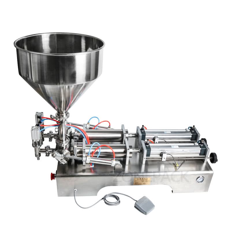 ZONESUN ZS-GT2 Pneumatic Paste Filling Machine with Hopper - Image 4