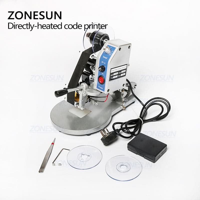 ZONESUN DY-8 Date Coding Printing Machine Hot Code Stamp Printer - Image 6