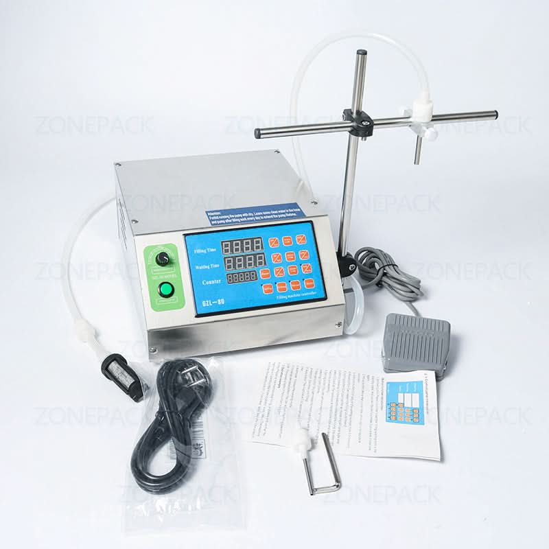 ZONESUN 2‑5000ml Digital Pump Liquid Filling Machine for Food & Cosmetics - Image 6
