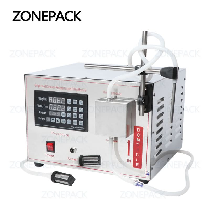 ZONEPACK GZ-YG1 Magnetic Pump Liquid Filling Machine for Alcohol & Perfume - Image 5