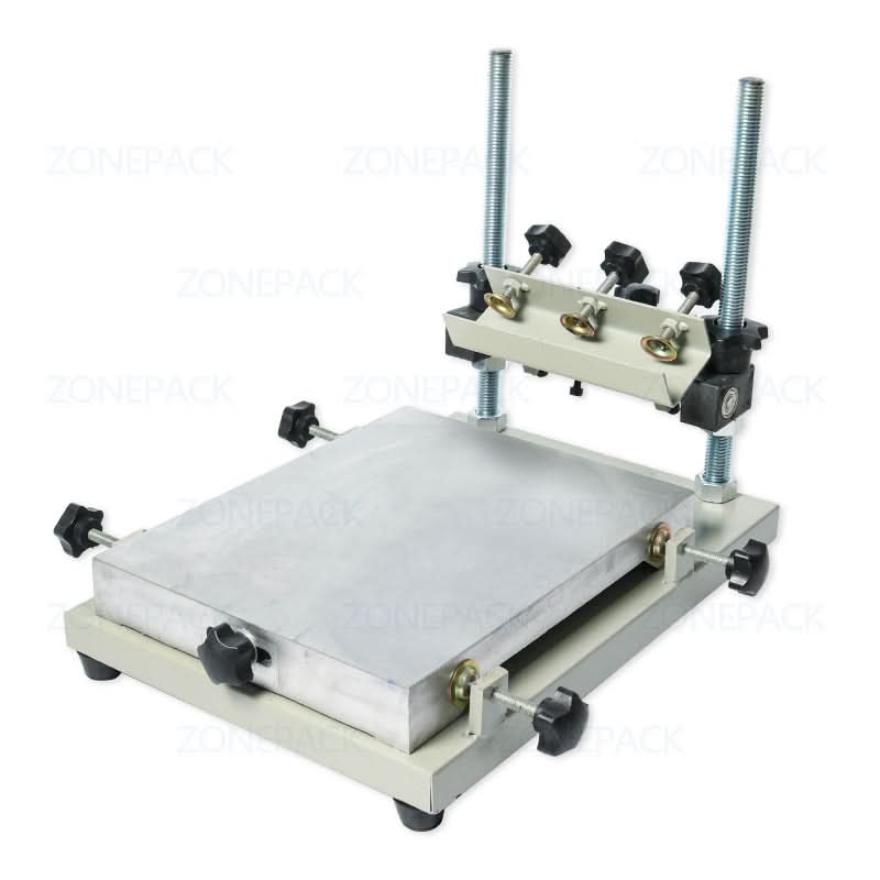 ZONEPACK High Precision Stencil Printer Silk Screen Printer SMT Solder Paste Silk Screen Printing Machine For Metal Plastic Wood - Image 3