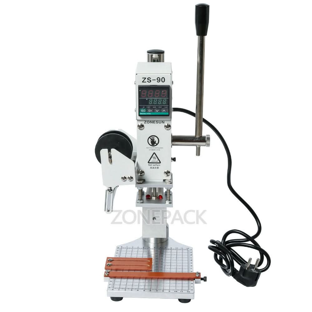 ZONEPACK Hot Foil Stamping Machine for Leather Shoe Logo Embossing - Image 4