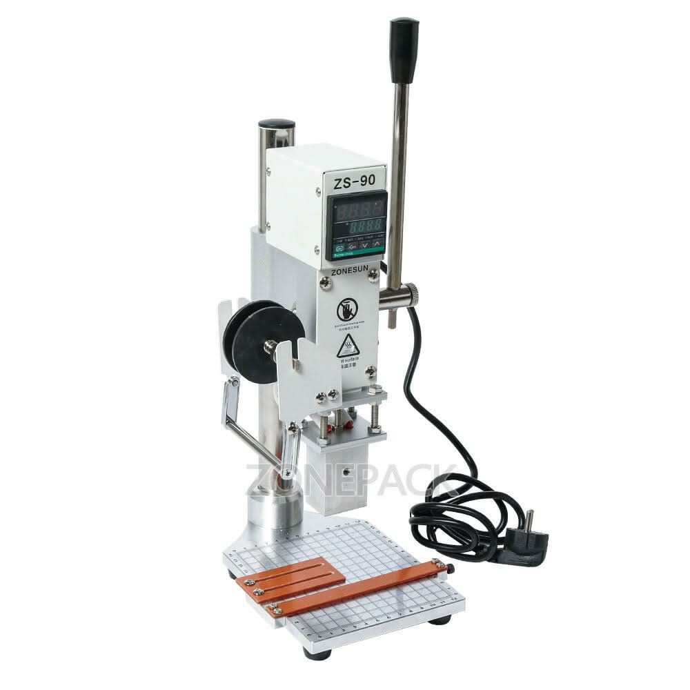 ZONEPACK Hot Foil Stamping Machine for Leather Shoe Logo Embossing - Image 5