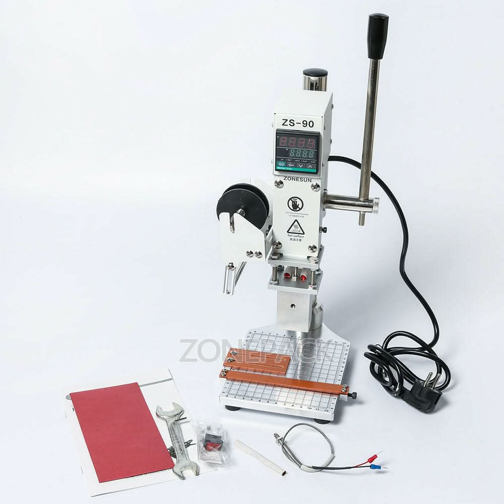 ZONEPACK Hot Foil Stamping Machine for Leather Shoe Logo Embossing - Image 8