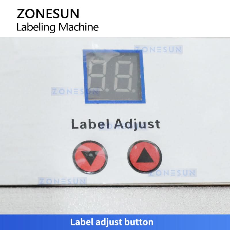 ZONESUN LT-50 Semi Automatic Electric Round Bottle Labeling Machine - Image 5