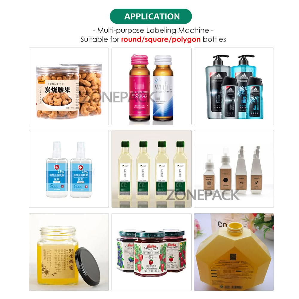 ZONESUN ZS-TB3 Manual Labeling Machine for Round, Square, Polygon Bottles - Image 5