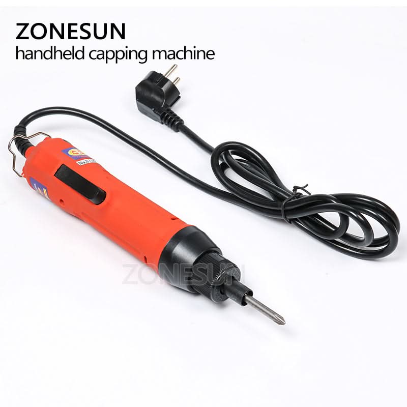 ZONESUN Handheld Electric Bottle Capping Machine with Adjustable Clutch - Image 5