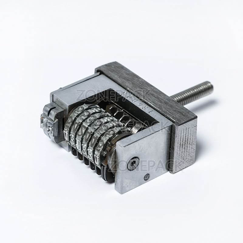 ZONESUN Manual Hot Stamping Printer Accessory Thermal Ribbon Dialing Coding Tool Parts Production Number Coupon Print - Image 4