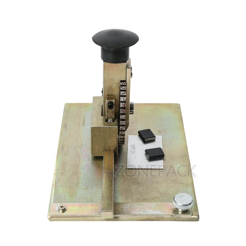 ZONESUN ZS-JTK508 Manual Metal Stamping Machine for Tags - Image 4