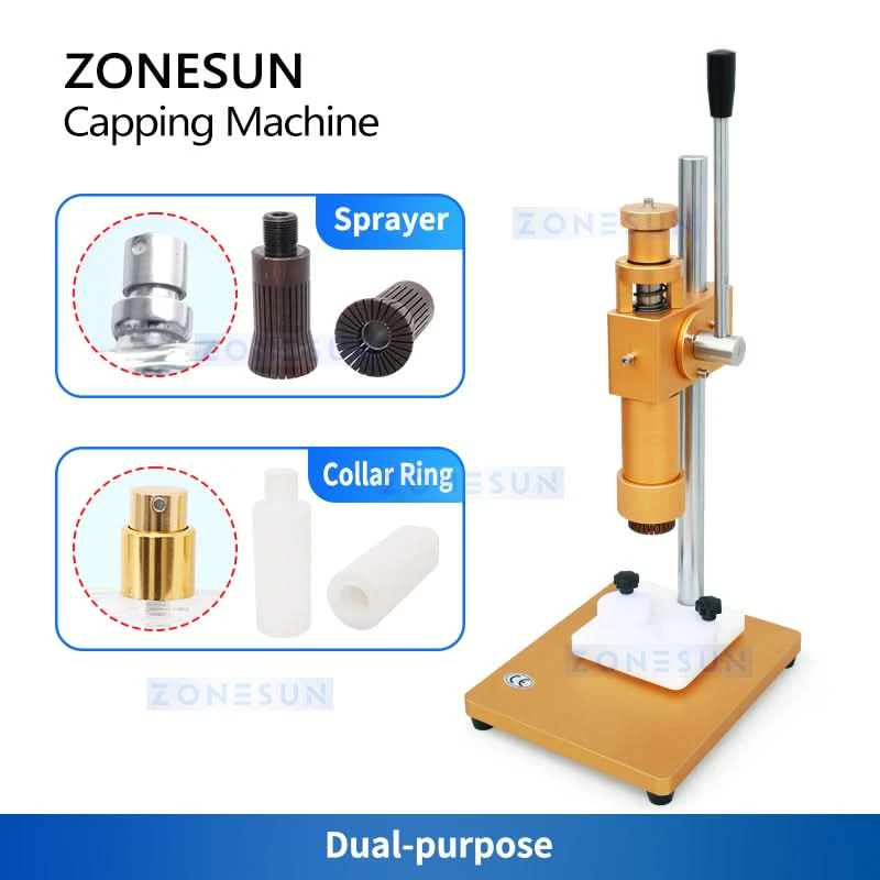 ZONESUN ZS-TYG2 Manual Perfume Crimping Machine Spray Bottle Crimper - Image 4