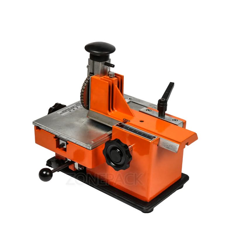 ZONESUN Manual Metal Sheet Embosser for Stainless Steel & Plastic Tags - Image 3