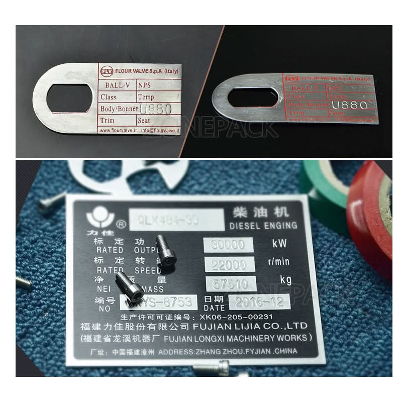 ZONESUN Manual Metal Sheet Embosser for Stainless Steel & Plastic Tags - Image 5