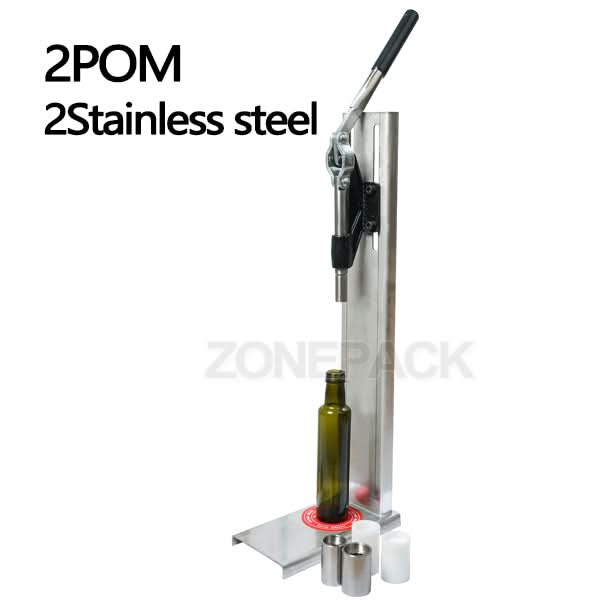 ZONESUN Manual Wine Corking Machine – Stainless Steel Bottle Capper - Image 9