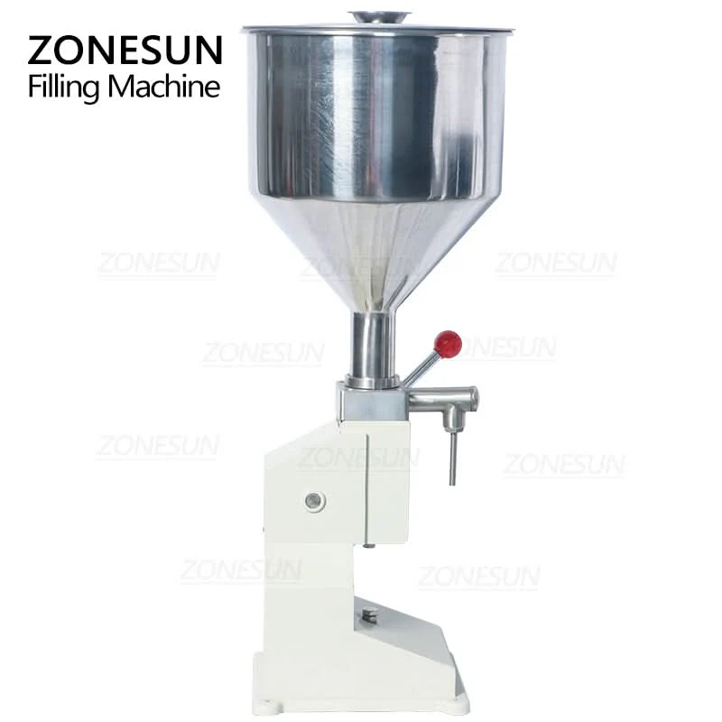 ZONESUN A03 Manual Paste Filling Machine Stainless Steel Filler for Jam Cream Honey - Image 3