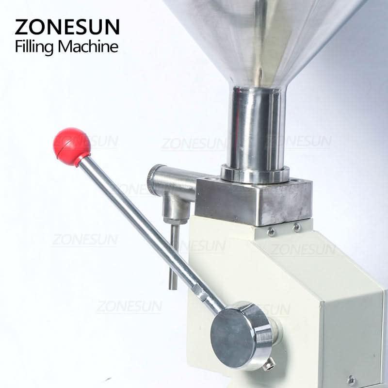 ZONESUN A03 Manual Paste Filling Machine Stainless Steel Filler for Jam Cream Honey - Image 6