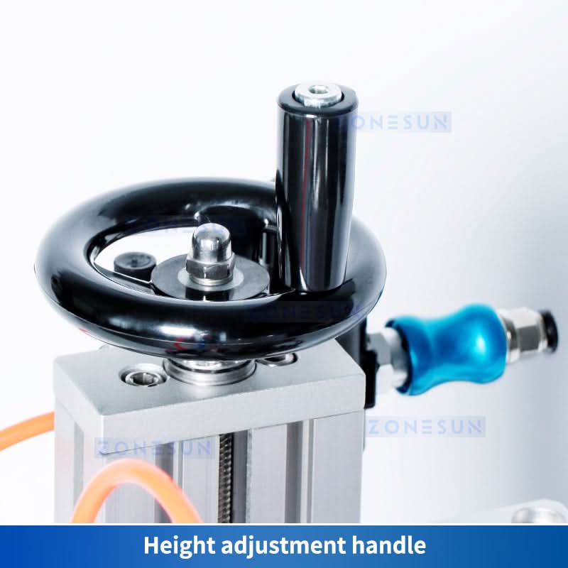 ZONESUN ZS-YG08 Pneumatic Perfume Bottle Capping Crimping Machine - Image 4