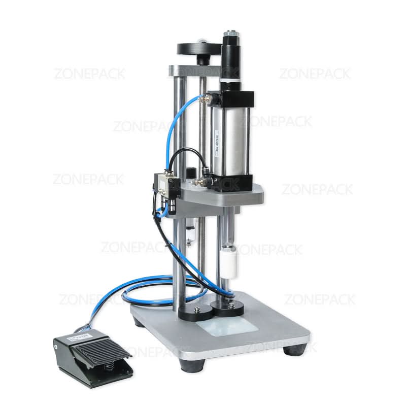 ZONESUN ZS-GK5 Pneumatic Perfume Bottle Collar Crimping Machine - Image 5