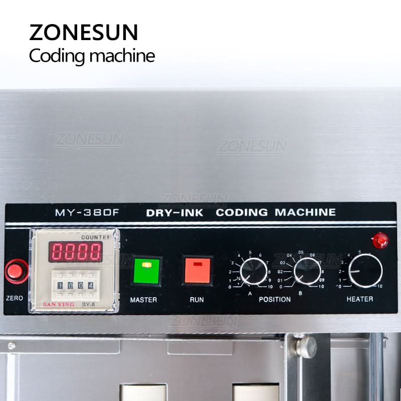 ZONESUN MY-380FW Solid Ink Coding Machine for Bags & Cards - Image 3