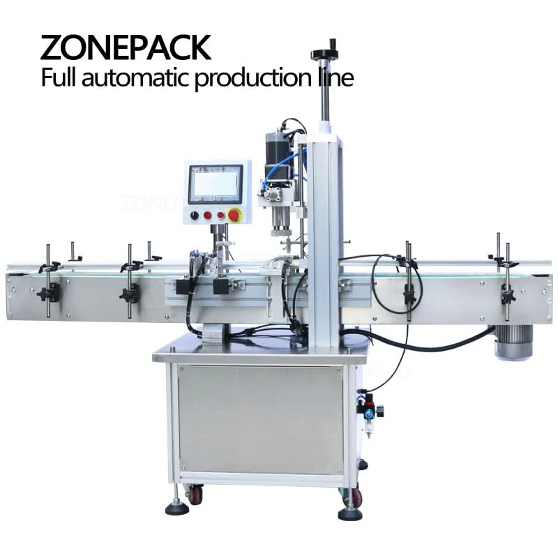 ZONESUN Round Bottle Liquid Filling Capping Labeling Production Line - Image 3