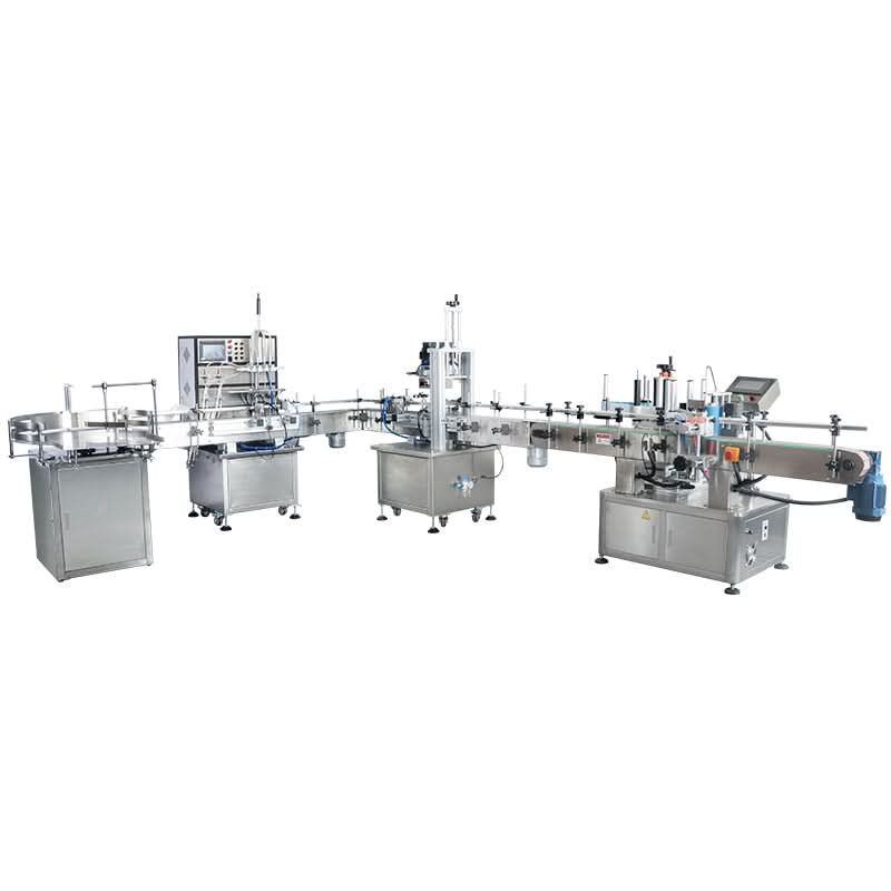 ZONESUN Round Bottle Liquid Filling Capping Labeling Production Line - Image 7