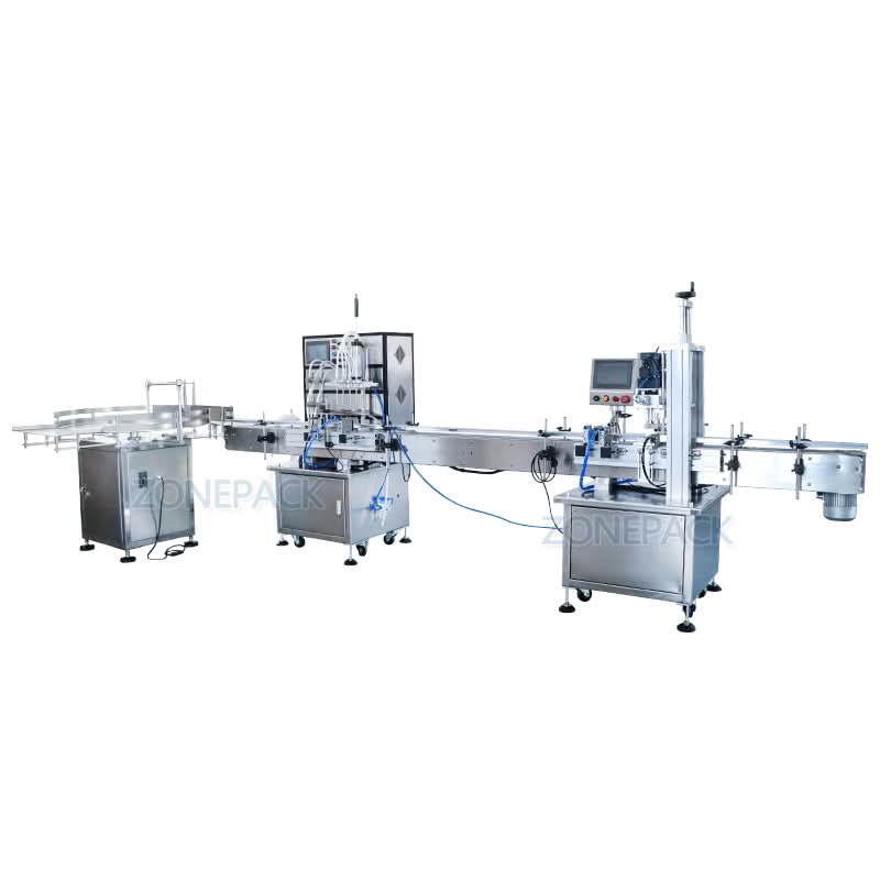 ZONESUN Automatic Bottle Filling Capping Line for Liquid Packaging Production - Image 6