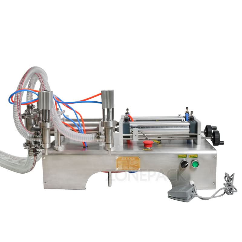 ZONESUN ZS-YT2 Double Head Pneumatic Shampoo Filling Machine - Image 5
