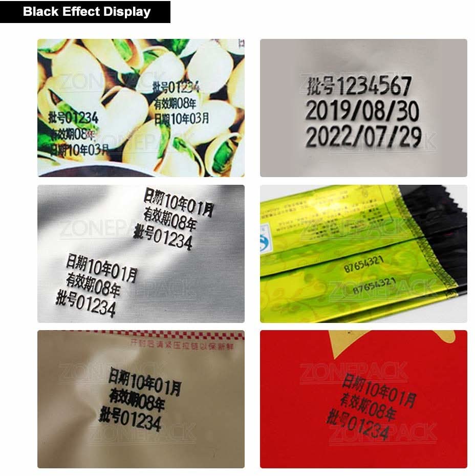 ZONESUN 30mm*100m thermal ribbon date printing ribbon for DY-8, HP241B - Image 7