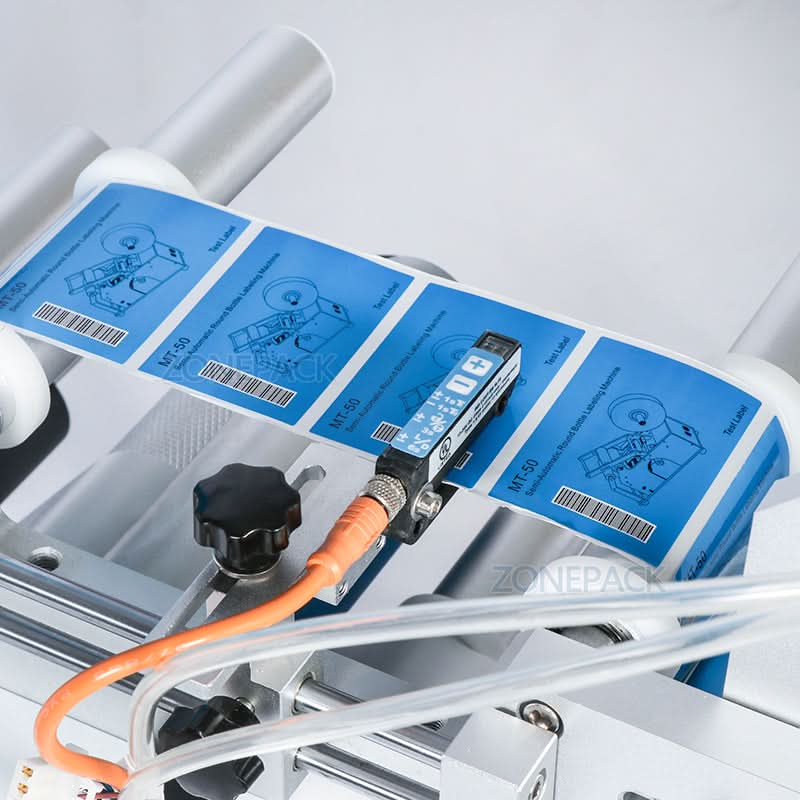 ZONESUN XL-T803 Semi-Automatic Flat & Arc Surface Labeling Machine - Image 3