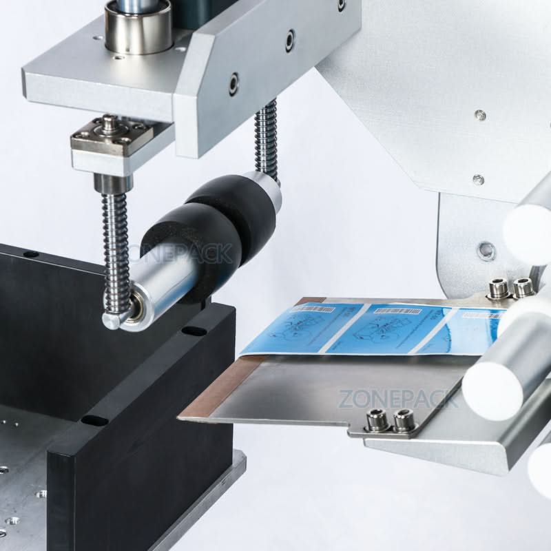 ZONESUN XL-T803 Semi-Automatic Flat & Arc Surface Labeling Machine - Image 4
