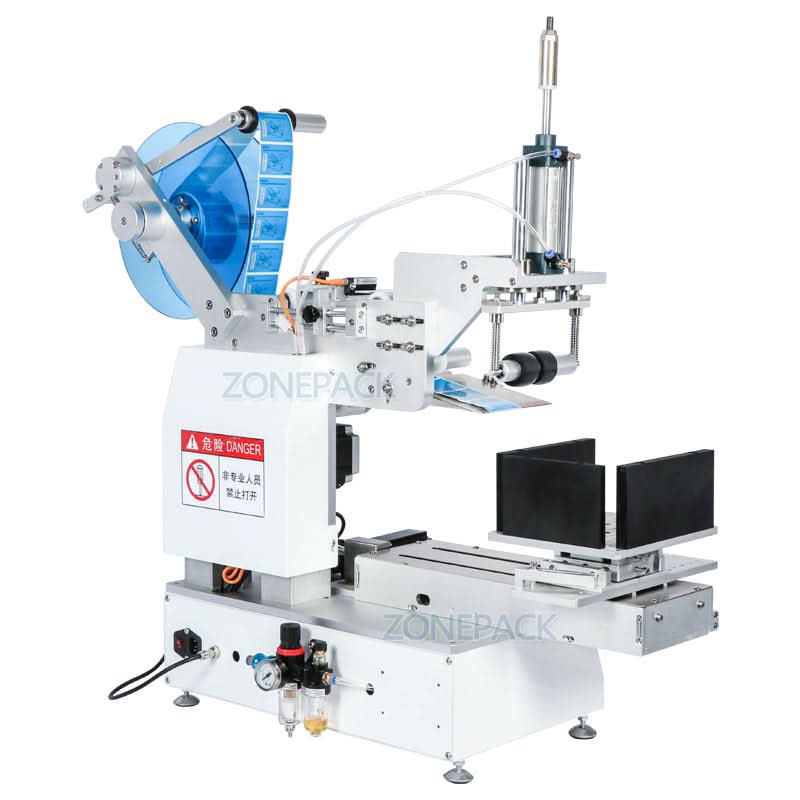 ZONESUN XL-T803 Semi-Automatic Flat & Arc Surface Labeling Machine - Image 6