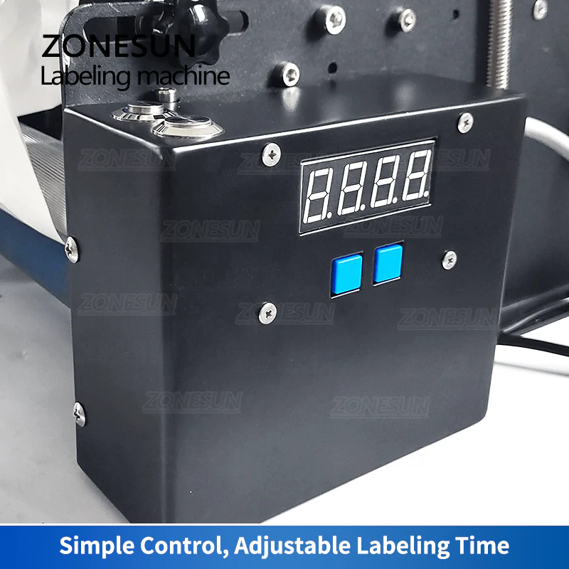 ZONESUN ZS-TB16P Electric Round Bottle Labeling Machine - Image 3