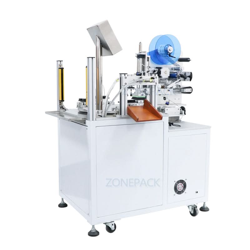 ZONESUN ZS-TB606 Semi-Automatic Flat Surface Labeling Machine for Stickers - Image 4