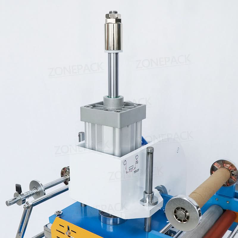 ZONEPACK ZY‑819D Pneumatic Leather, Wood & Plastic Logo Stamping Machine - Image 3