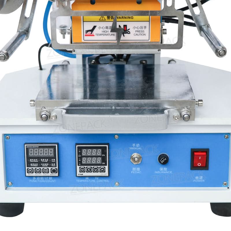 ZONEPACK ZY‑819E Pneumatic Automatic Logo & Foil Stamping Machine - Image 3