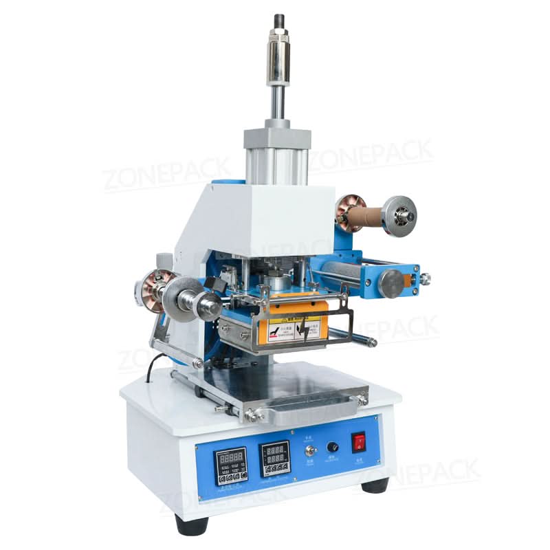 ZONEPACK ZY‑819E Pneumatic Automatic Logo & Foil Stamping Machine - Image 4